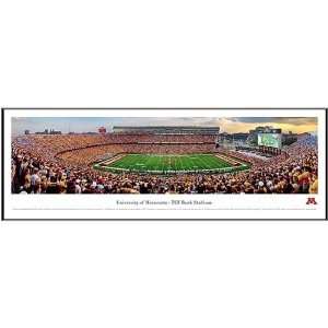  Gophers TCF Bank Stadium Framed Panoramic Picture