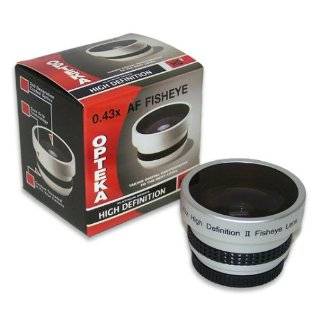 Opteka 0.43x HD² Full Fisheye Lens for Sony Handycam DCR SX45,