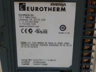 Eurotherm Temperature Control 3204/CC/VH/RRRX #33174  