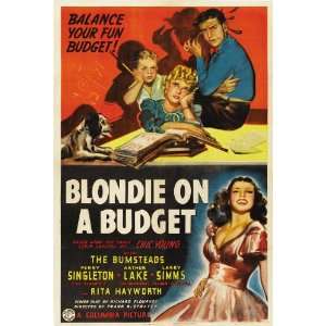  Blondie on a Budget   Movie Poster   27 x 40