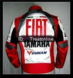 Motorcycle DUHAN FIAT RED Textile Racing Jacket NEW Motor Bike  