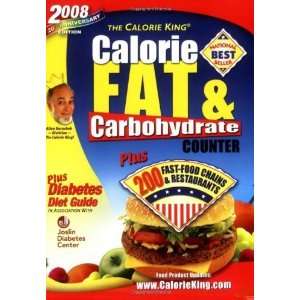  2008 Calorie King Calorie, Fat & Carbohydrate Counter 