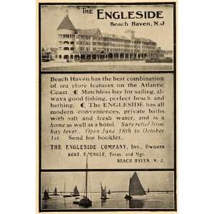   Resort Inn Beach Haven New Jersey   Original Print Ad