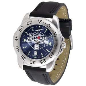 NCAA Mens Basketball National Champions Sport AnoChrome Leather Watch 
