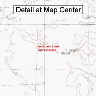   Map   Linda Lake South, Texas (Folded/Waterproof)