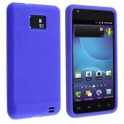 BasAcc Blue Silicone Skin Case for Samsung Galaxy S II AT&T i777 