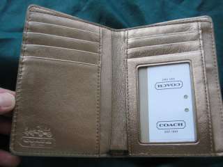 COACH Waverly Optic Signature Medium Wallet 43622  