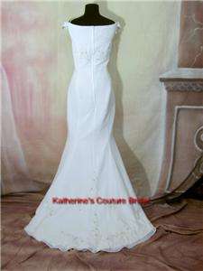 Wedding Dress Bridal sz 14 Gown #808 White In Stock  
