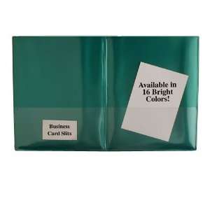StoreSMART® Metallic Green Plastic Archival Folders 5 pack   Letter 