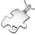 Puzzle Piece Autism Stainless Steel Pendant Necklace 7