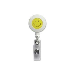  BAU68808   Reel, ID Card, Smiley Face, With Clip, Extends 