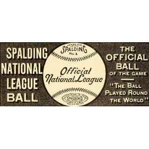  1909 Ad Horse Spalding National Professional Baseball League Sports 