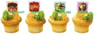 Rango & Friends Cupcake Rings Party Favors Decorations  