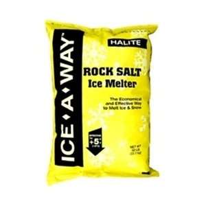  Ice A Way Rock Salt Ice Melter, 50 lb Bag
