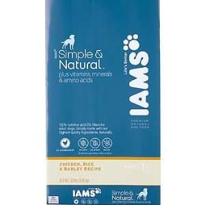 Iams Simple & Natural Chicken, Rice & Barley Adult Dry Dog Food 
