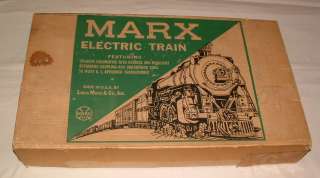 1950s MARX # 52290 ELECTRIC TRAIN SET IN BOX  