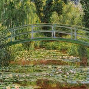  Claude Monet 27.5W by 27.5H  Le pont Japonais, Giverny 