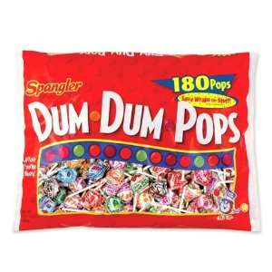  Marjack 6410 Dum Dum Lollipops, 180/PK, Assorted Flavors 