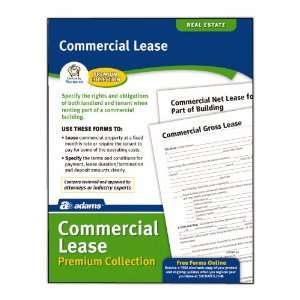  Adams Commercial Lease Forms Pack, 8.5 x 11 Inch, White 