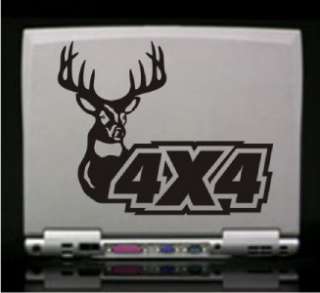 4x4 Deer Hunting Decal Sticker   Car Truck RV Laptop  