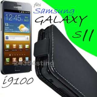 LEATHER FLIP CASE COVER for SAMSUNG GALAXY S2 II I9100  