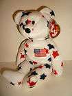 Retired First Edition NUMBERED Ty Beanie Baby Glory July 4, 1997 MWMT