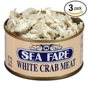 Sea Fare White Crab Meat, 6.5 Ounce (Pack of 3)  Grocery 