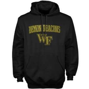 Wake Forest Demon Deacons Black Universal Logo Hoody Sweatshirt (X 