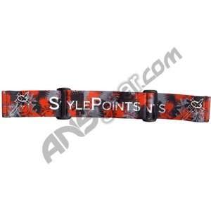  KM Paintball Goggle Strap   09 Thomas Taylor Red Troll 