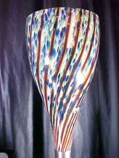 MAGNIFCENT HUGE ITALIAN MURANO ART GLASS FLOOR LAMP A+  