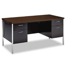  HON® 34000 Series Double Pedestal Metal Desk DESK,DBL PED 