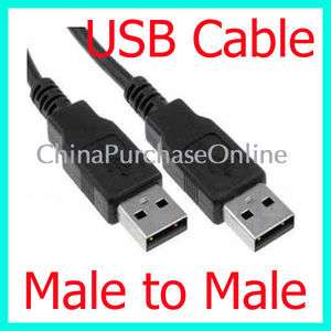 Double Male to Male USB Data/Sync/Charger cable/Cord  