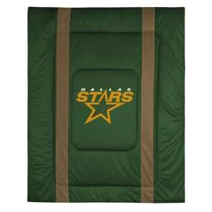 Dallas Stars Sideline Comforter   Twin Bed  Sports 