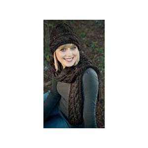   Big Cables Hat & Scarf Set Knit Yarn Kit Arts, Crafts & Sewing