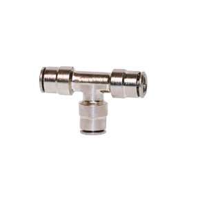 Brennan PCNB2603 06 06 06 Nickel Plated Brass Push to Connect Tube 
