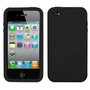   Skin Cover (Black) for Apple iPhone 4S/4 Cell Phones & Accessories