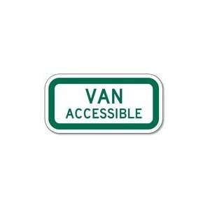  R7 8A Van Accessible Parking Sign   12x6
