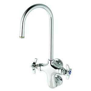  T&S B 0315 Wall Mounted Double Pantry Faucet with Vertical 