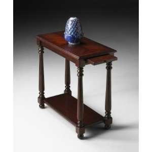  Butler Chair Side Table   Plantation Cherry Finish
