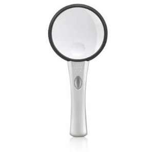    3X LED Lighted Hand Held Magnifier With 4X Bifocal