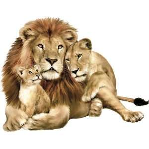  Lion Family Wall Mural