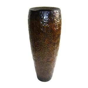   Wrought Iron Metal Planter Vase Urn Display Home Decor