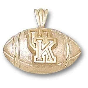  University of Kentucky UK Football Pendant (Gold Plated 