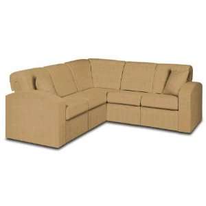  Mission Buff Faux Leather Brook Sectional