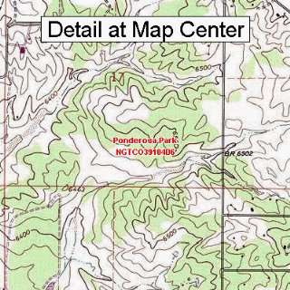   Map   Ponderosa Park, Colorado (Folded/Waterproof)