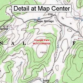   Map   Triangle Park, Colorado (Folded/Waterproof)