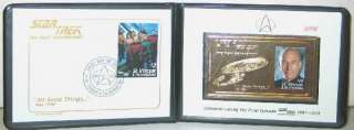 Star Trek NG All Good Things 1st Day & Gold Foil Stamps  