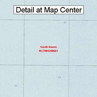 USGS Topographic Quadrangle Map   South Haven, Michigan (Folded 
