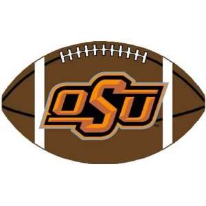 Logo Rugs Oklahoma State Cowboys Large Football Rug  