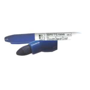  BRITErase Dry Erase Markers   Set of 50 BLUE Bullet Tip 